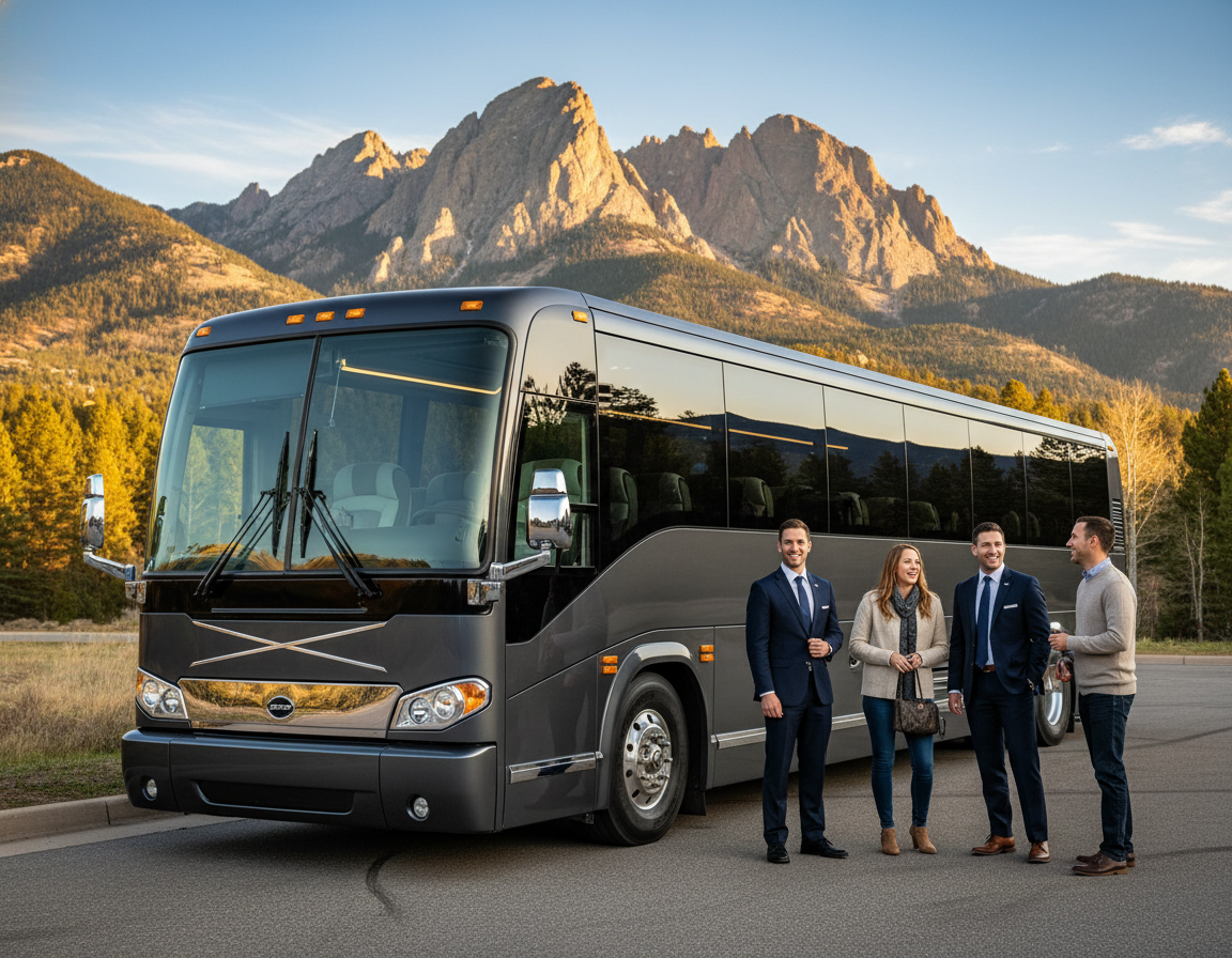 Highlands Ranch party bus and bus charter