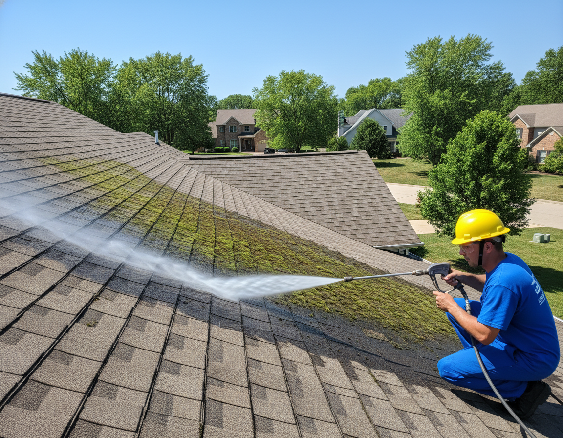 Roof Cleaning In Hilliard