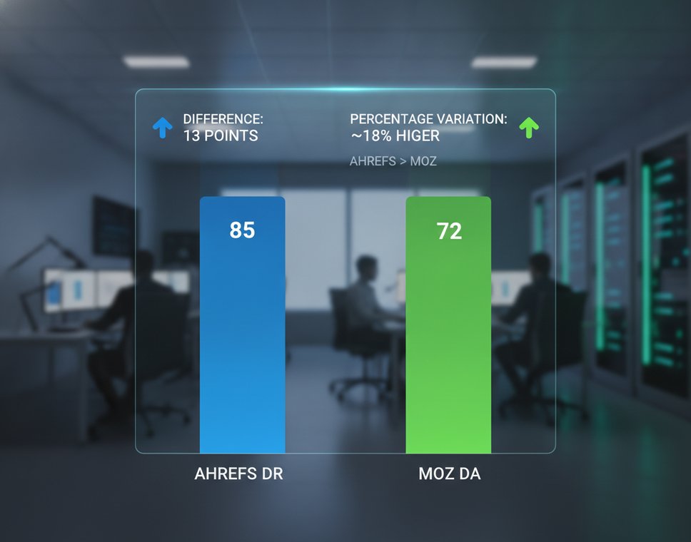 Ahrefs DR vs Moz DA